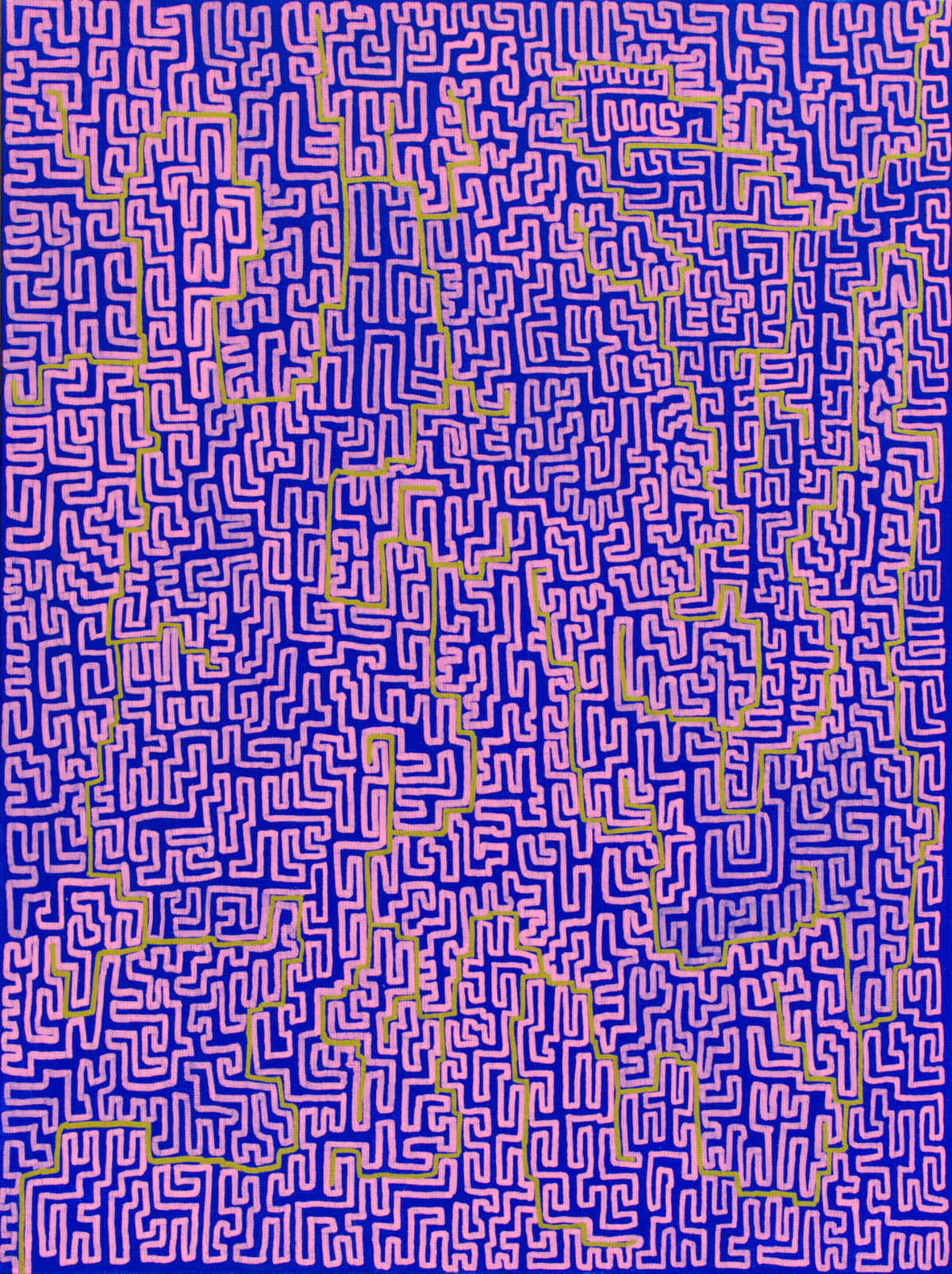 Durchgang Violett Blau
