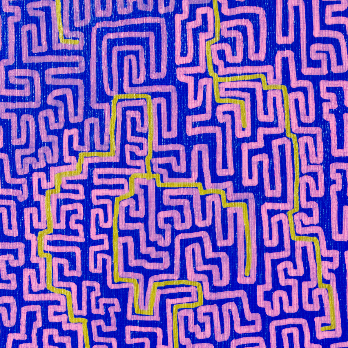 Durchgang Violett Blau