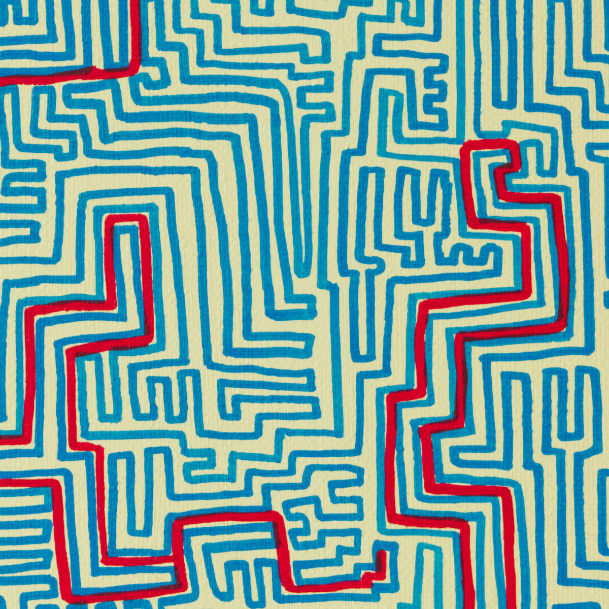 Durchgang Grün Blau