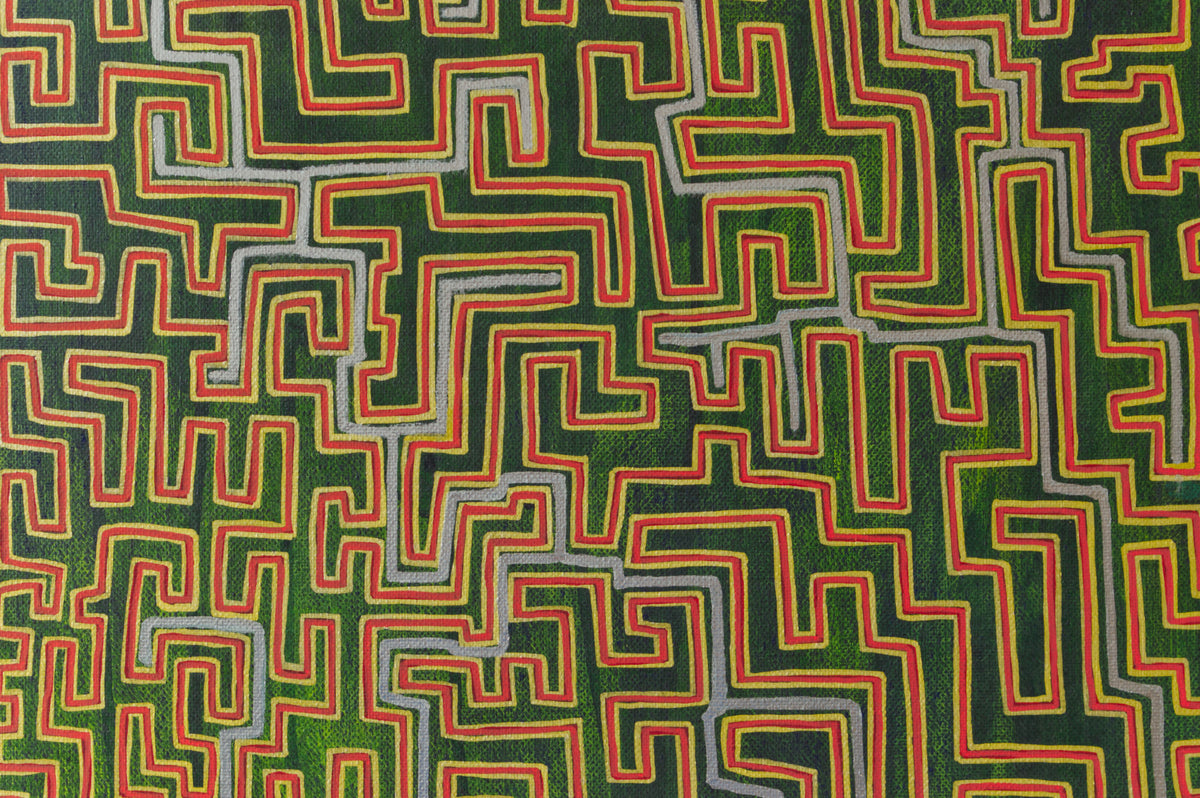 Durchgang Grün Gold