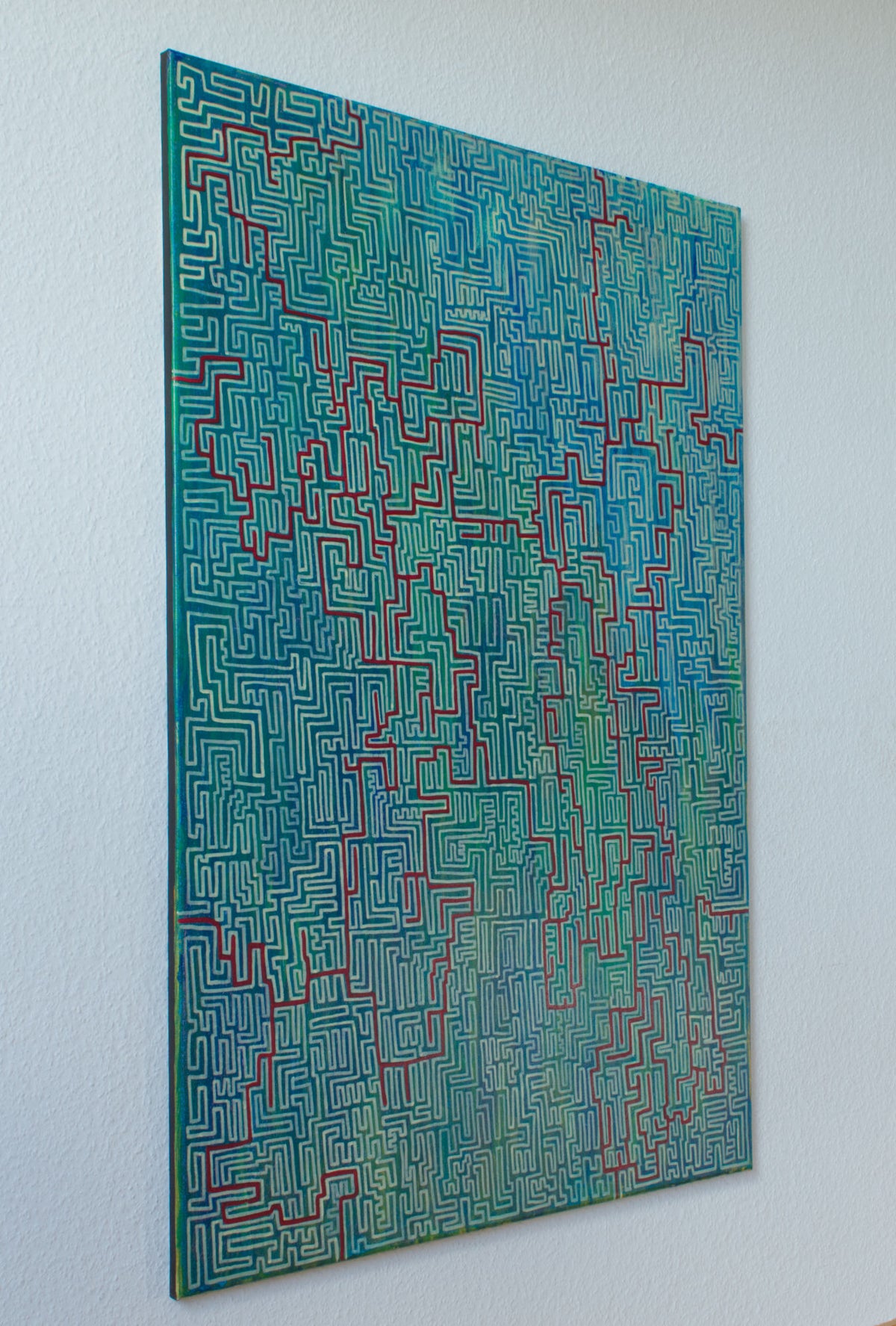Durchgang Kreuzung Blau