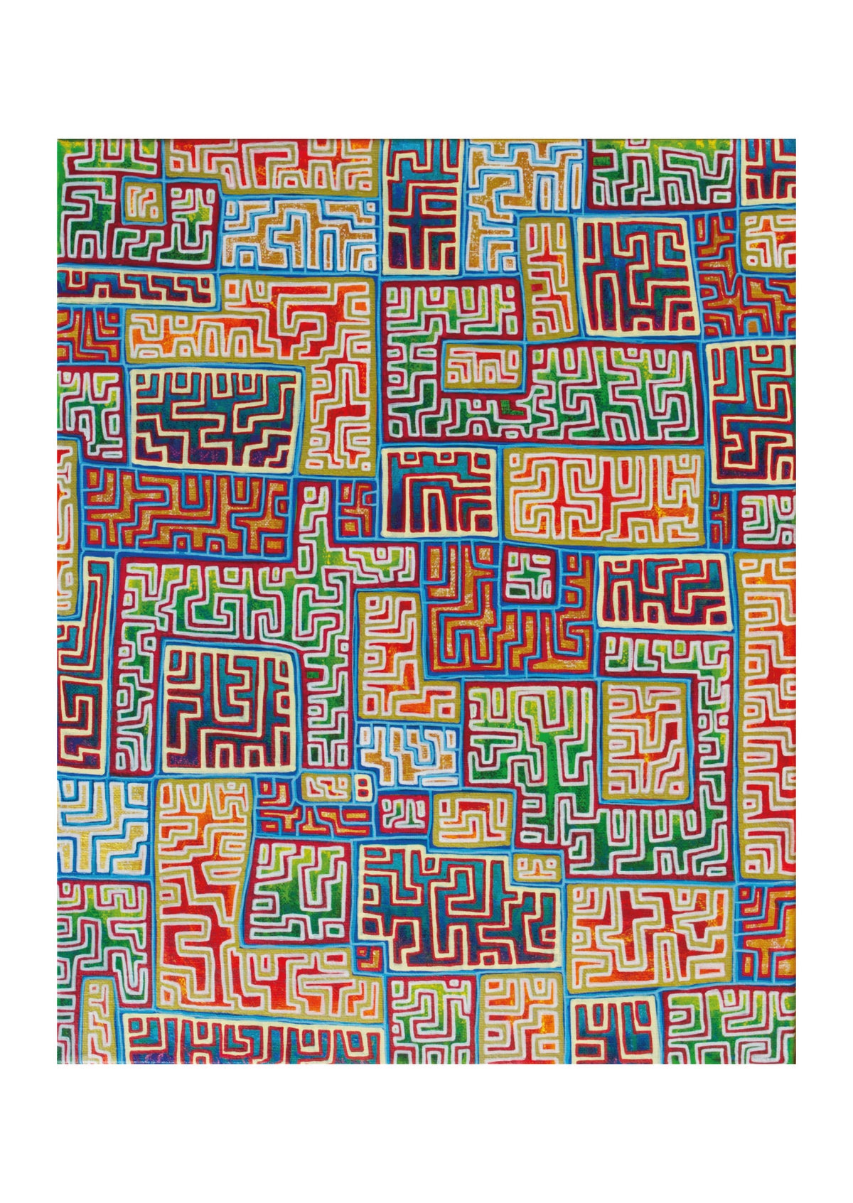 Fragment Bunt I - Postkarte