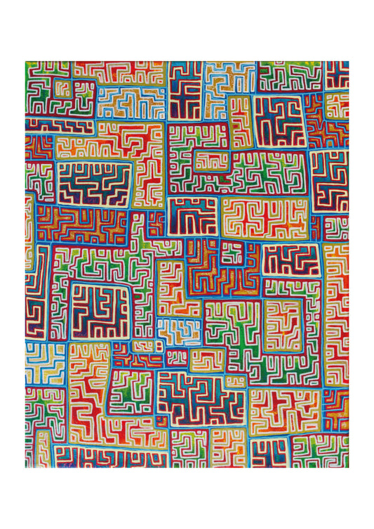 Fragment Bunt I - Postkarte